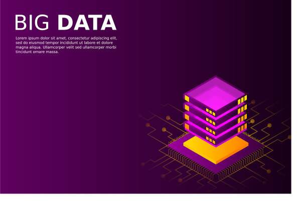 大数据处理能源站的概念图片下载