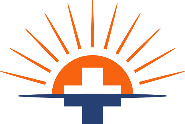 太阳医药十字健康标志图标品牌形象图片下载