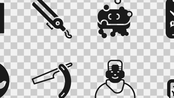 定型瓶洗发水簸箕理发师在线图片下载