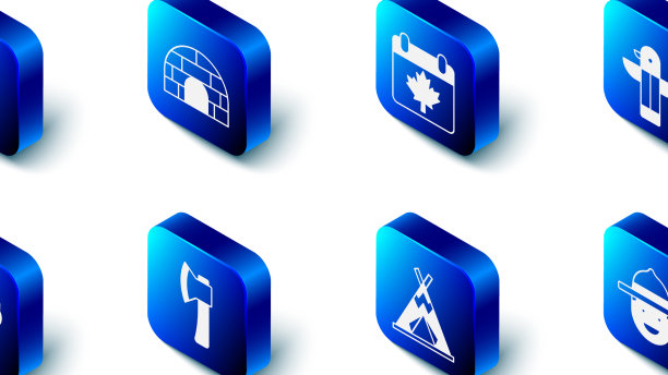 用枫叶设置冰屋加拿大日图片下载