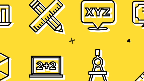 设置直线图形三角尺证书图片下载