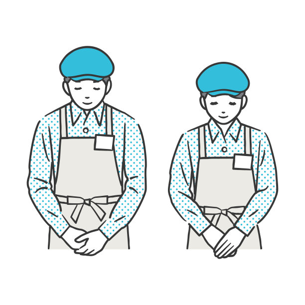 鞠躬职员图片下载