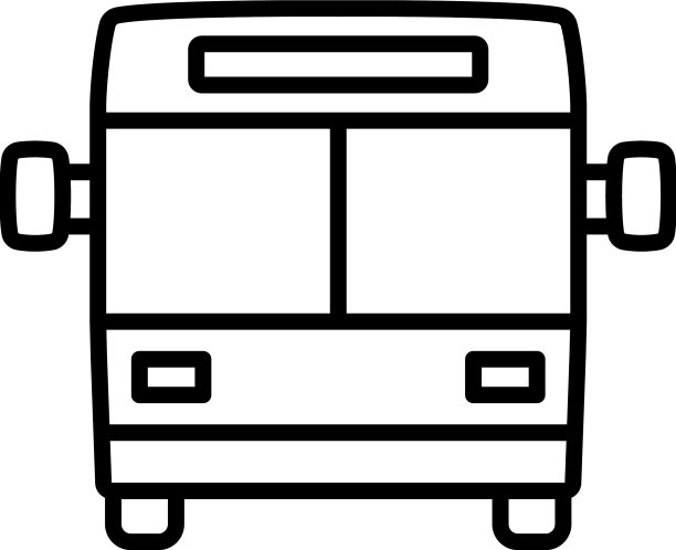 城市公共汽车图标图片下载