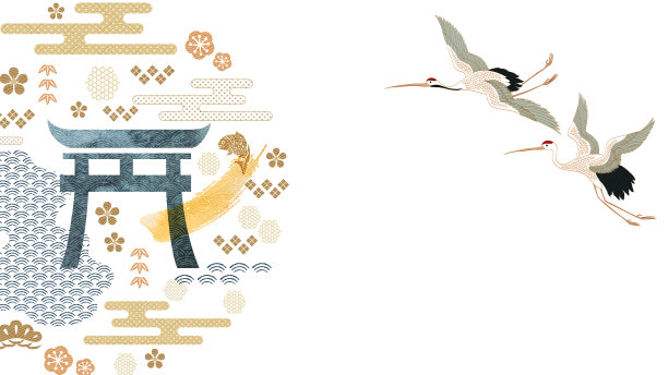 鹤鸟是日本传统的象征图片下载