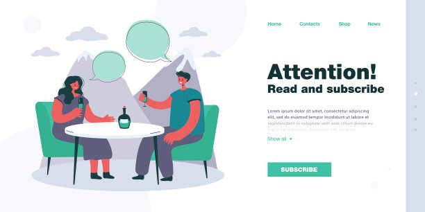 一对年轻夫妇坐在桌旁喝香槟图片下载