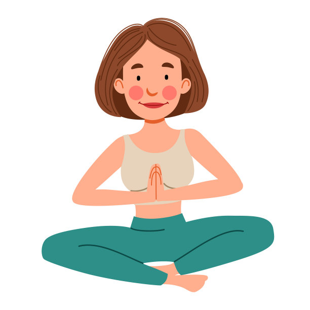 女孩在做瑜伽，苗条的女孩在摆白色的姿势图片下载