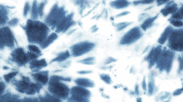 扎染shibori无缝图案水彩画图片下载