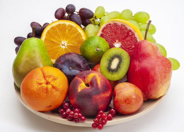 健康食品配新鲜水果图片下载