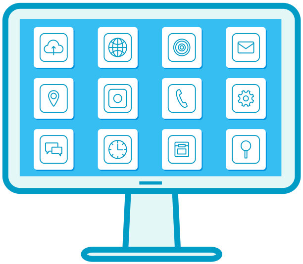 显示的程序快捷方式的排列图片下载