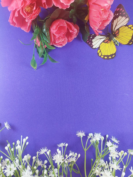 便条纸上的花。图片下载