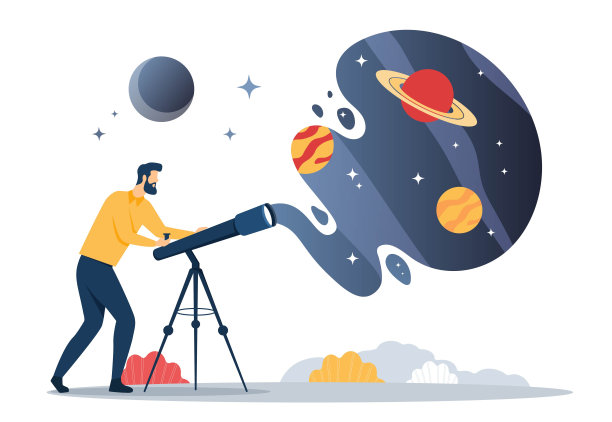 天文学的概念图片下载