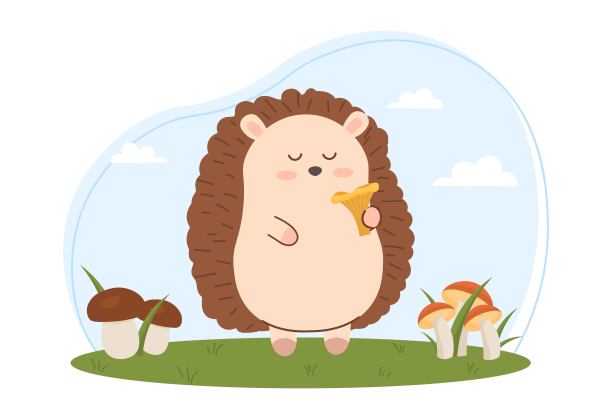 刺猬香菇图片下载