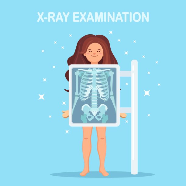 人体扫描用x光机。胸骨伦琴。手术体检图片下载