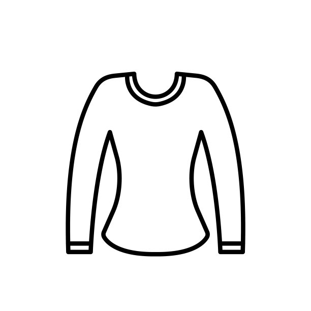 毛衣衣服矢量图标轮廓黑色。每股收益10。女子罗伦插图…平面轮廓标志. .网上购物的概念。女性服装项目....服装商店的象征。孤立在白色的。图片下载