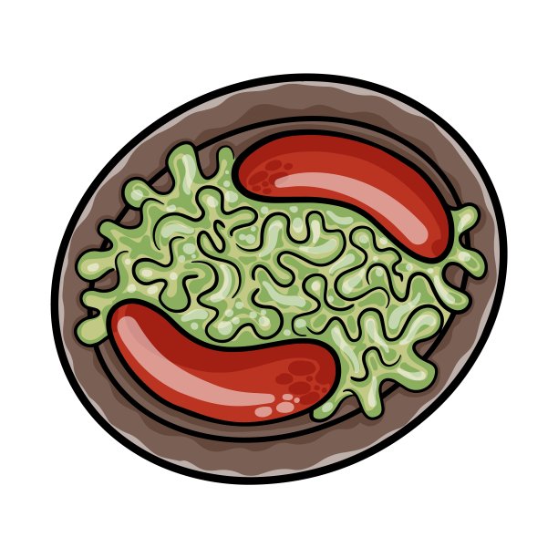 荷兰邮票土豆，卷心菜和胡萝卜，与香肠近距离在盘子上。图片下载