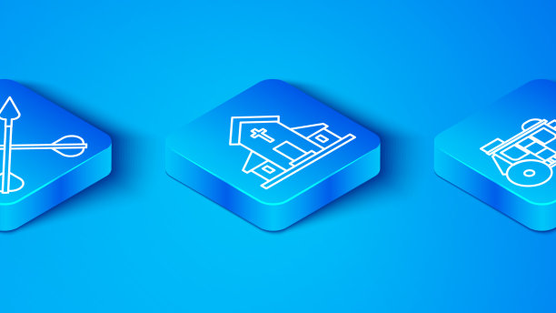 设置线十字镐教堂建筑水牛头骨图片下载