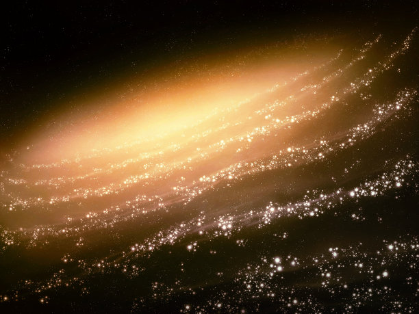 外太空有星团的大星系图片下载