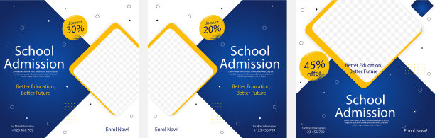 学校录取模板设计横幅图片下载