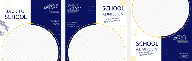 返校横幅设置推广社交媒体图片下载