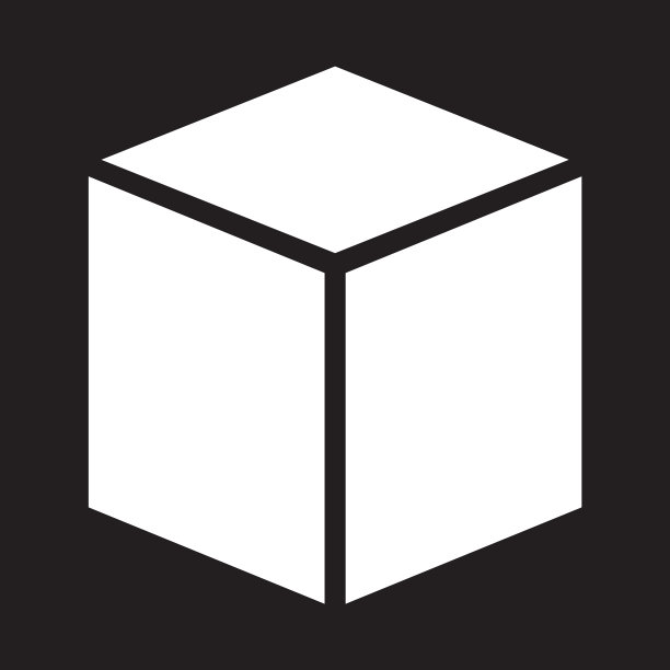 Eps10白色三维或三维立方体IC图片下载