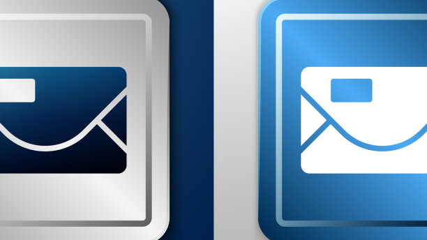 白色信封上有圣诞派对邀请函图片下载