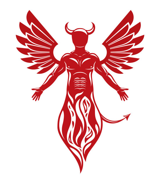 有翅膀的神秘人物图片下载