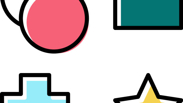 早教玩具彩色图标图片下载