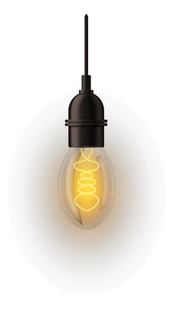 天花板上的灯。悬挂电灯泡图片下载