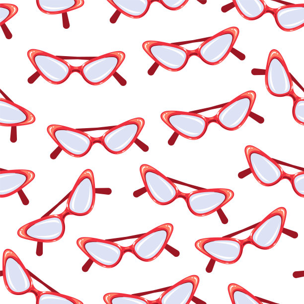 太阳镜眼镜时尚无缝图案包装概念。矢量图形设计元素插图图片下载
