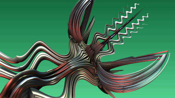 异域建筑和构筑物，抽象奇异形状的古文明建筑和构筑物图片下载