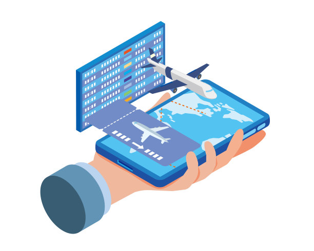 用智能手机买机票的画面图片下载