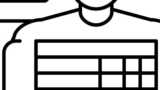 数据录入职员线路图标图片下载