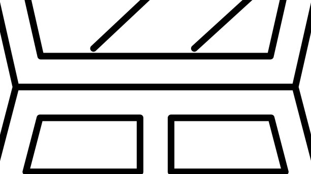 眼影调色板线条图标图片下载