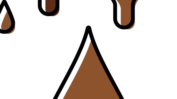 掉落巧克力色图标图片下载