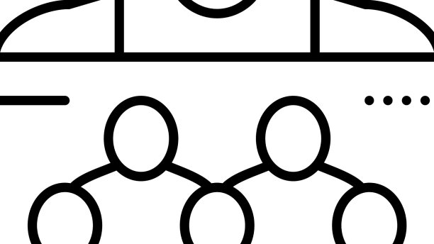 在线教学课程线图标图片下载