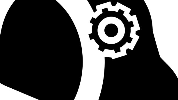 黑色安全帽工作图标图片下载