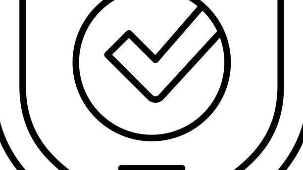 徽章品质线条图标图片下载