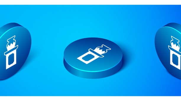 等距拍卖古代花瓶图标孤立上图片下载