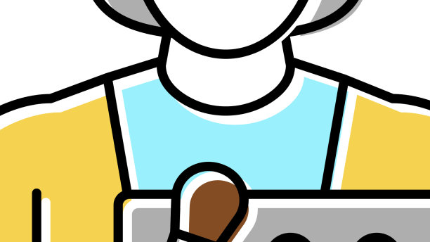 化妆师颜色图标图片下载