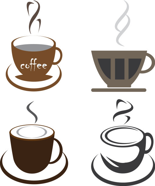咖啡杯的标志图片下载