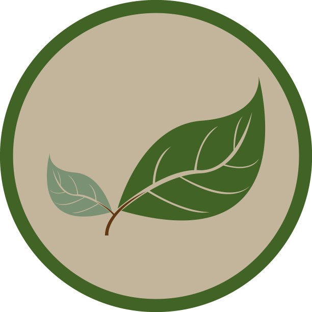 叶的标志图片下载