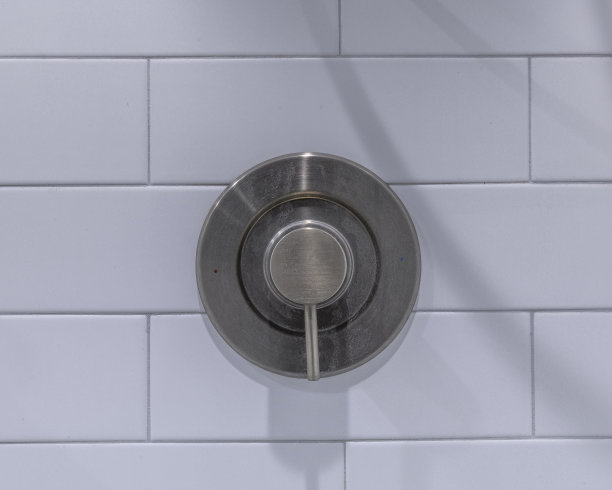 淋浴控制手柄的特写图片下载