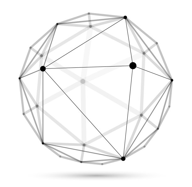 三维晶格球抽象三维图片下载