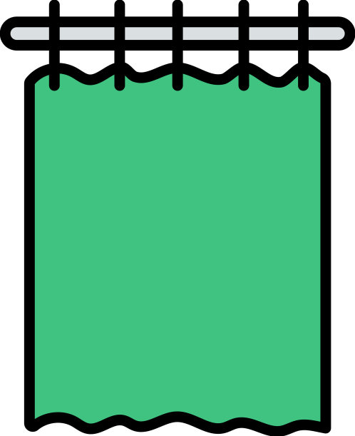 浴帘的图标图片下载