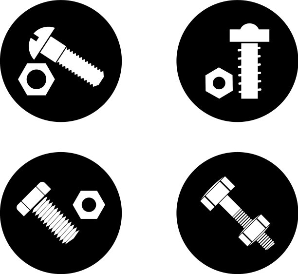 螺栓螺母的图标图片下载