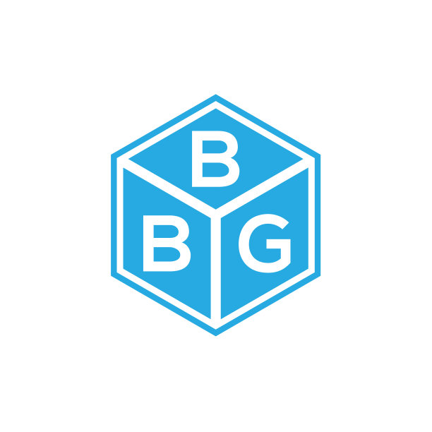 BBG字母标志设计，黑色背景BBG图片下载