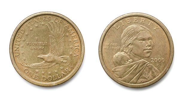 一美元硬币图片下载