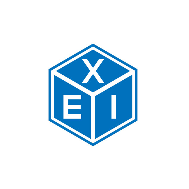 XEI字母黑色背景标志设计图片下载