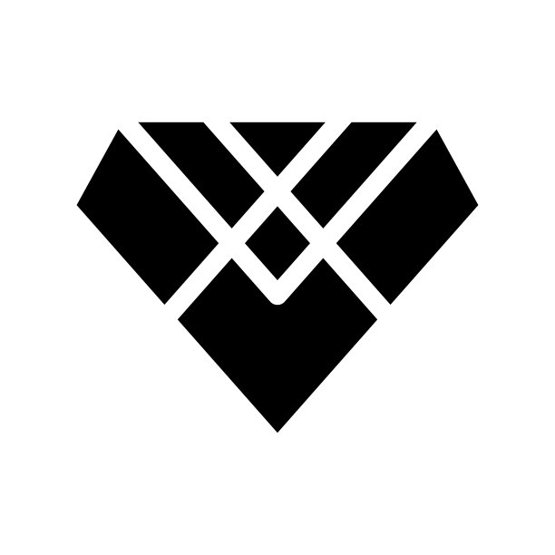 钻石图标。黑色的轮廓。正面的看法。矢量简单的平面图形插图。孤立的物体在白色背景上。隔离。图片下载