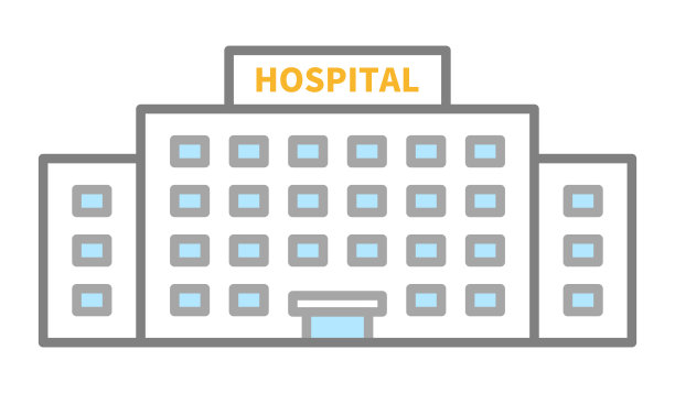 医院图标隔离矢量插图。图片下载